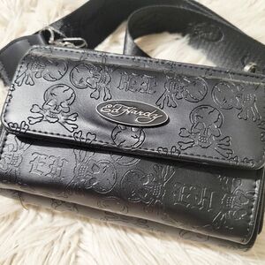 Ed Hardy Crossbody Wallet Handbag NWT
